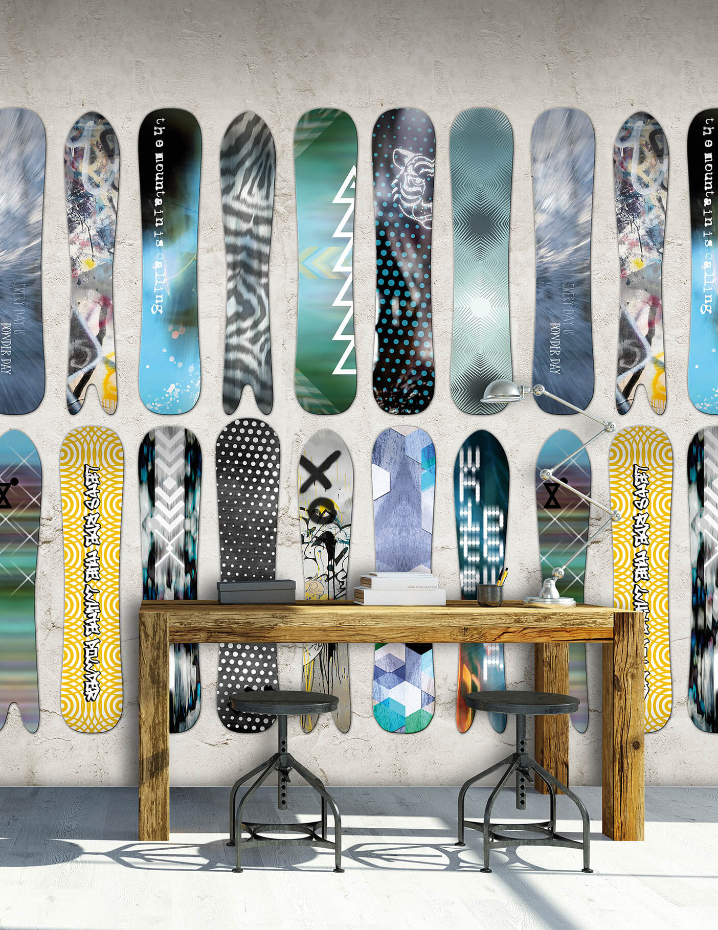 Behang Snowboarding - Wanna Haves